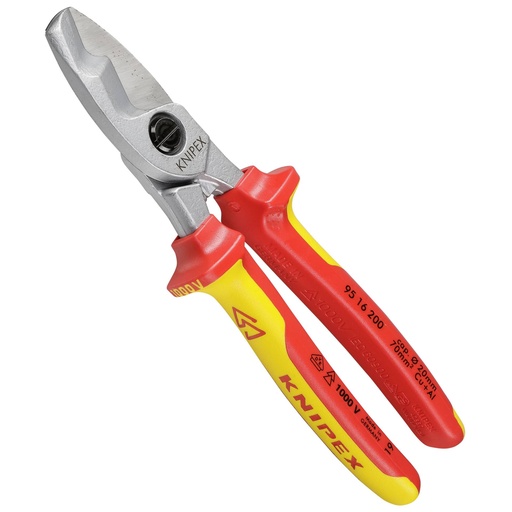 [437558] KNIPEX Cable Shears 200 mm