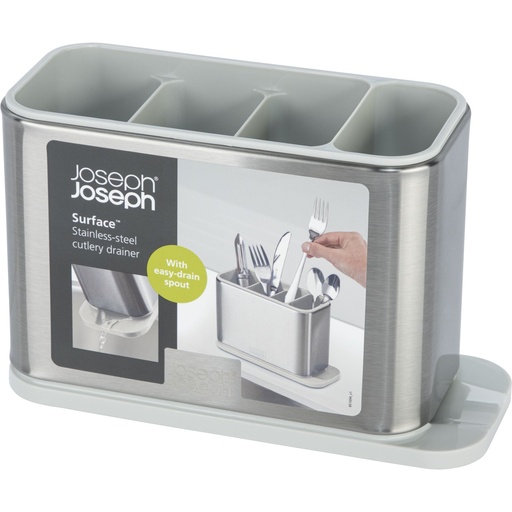 [158295] Joseph Joseph Surface Stainless- Steel Cutlery Drainer
