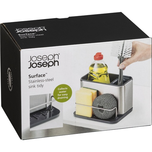 [158309] Joseph Joseph Surface Stainless- steel Large Sink Tidy