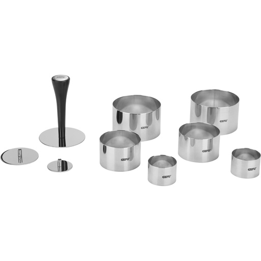 [174885] Gefu Speiseformer Set, 10 Teile Inox
