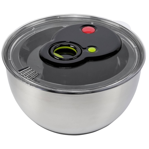 [487496] Emsa Salad spinner 4,5l 513441 Turboline stainless/black