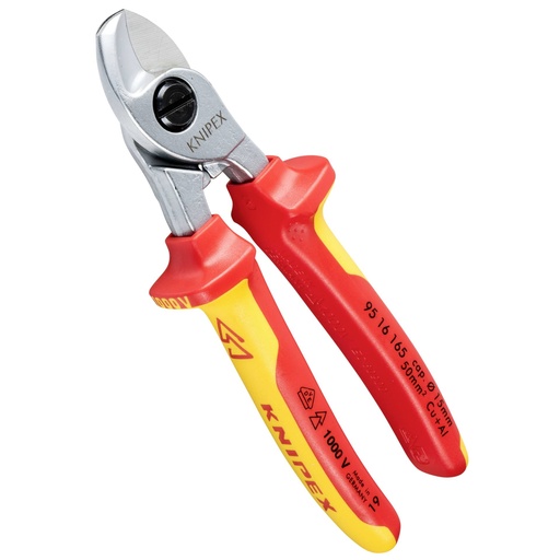 [495973] KNIPEX cable shears insulation with multicomponent cases