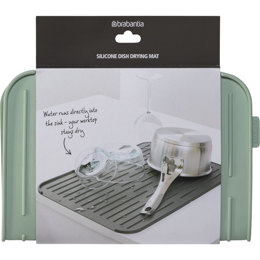 [732447] Brabantia Drain Mat Silicon Jade Green