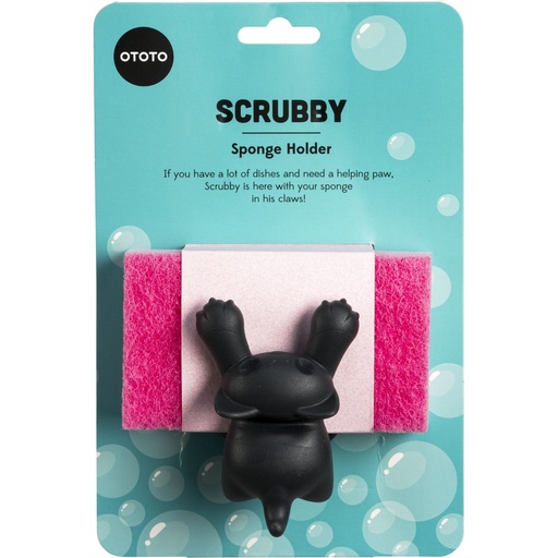 [867407] OTOTO Scrubby Grey Sponge Holder