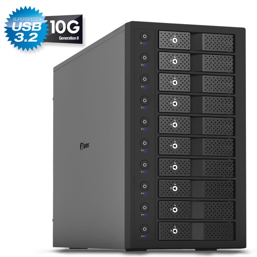 [163370] FANTEC MB-X10U31H 10x 3,5  housing