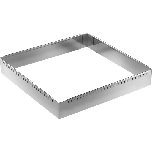 [592720] De Buyer Patisserie Frame steel adjustable 30-57 cm square