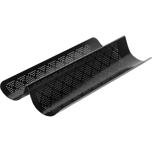 [670931] Kaiser Baguette Mold CrispTec 40x20 cm Inspiration perforated