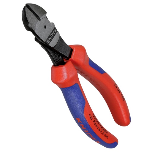 [542180] KNIPEX diagonal cutting nippers atramentized 160 mm