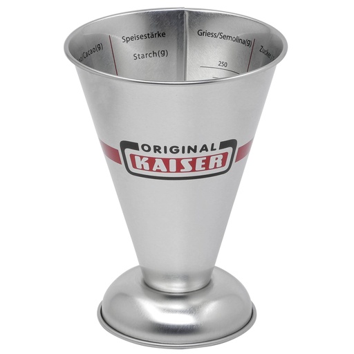 [483786] KAISER Patisserie measuring cup funnel-shaped, integrated scale