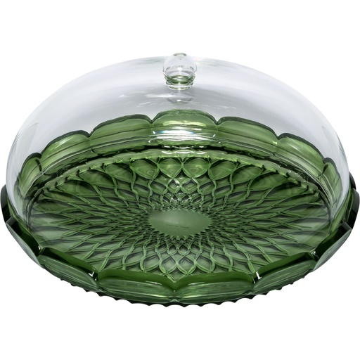 [160066] Guzzini VANITY Small Cake Serving Set Water Lily green