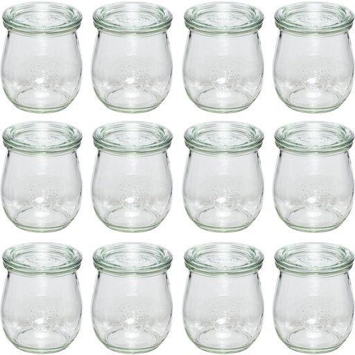 [796588] WECK Tulip Jar 220ml Set of 12