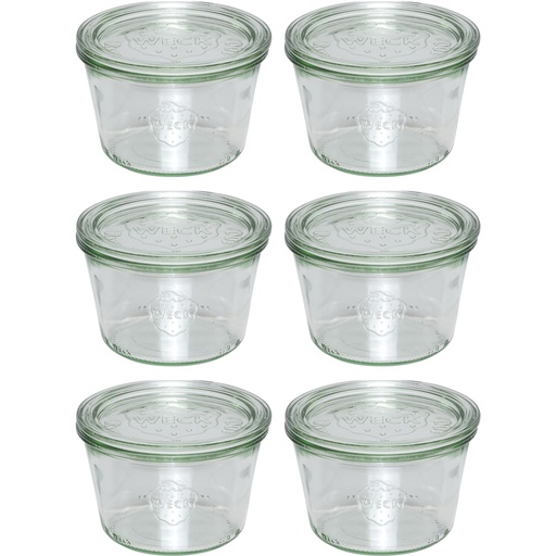 [796686] WECK Mold Jar  370ml Set of 6