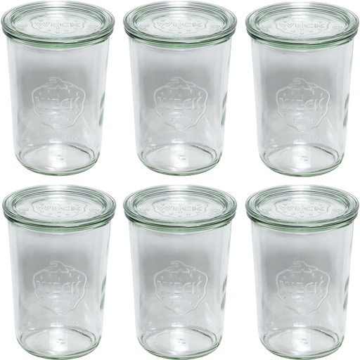 [796749] WECK Mold Jar 850ml Set of 6
