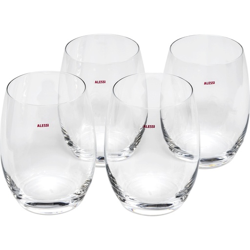 [864495] Alessi Mami-XL Set of 4 Long Drink glasses SG119/3S4