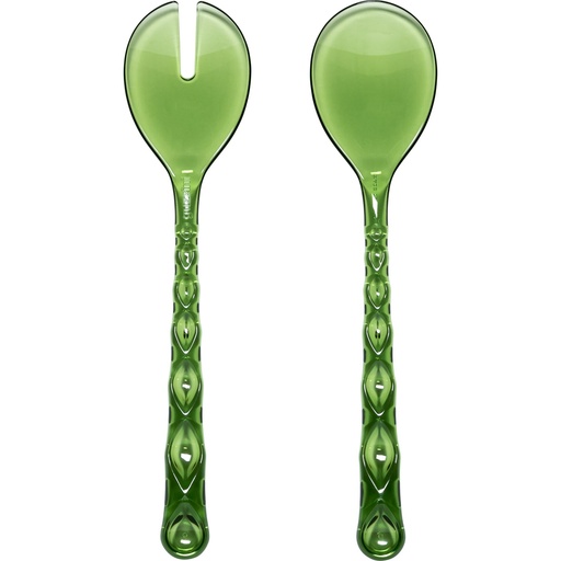 [159975] Guzzini VANITY Salad Servers Water lily green