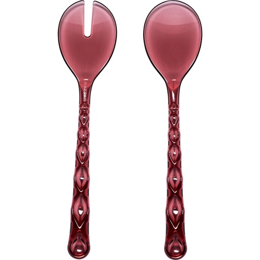 [159989] Guzzini VANITY Salad Servers Mauve