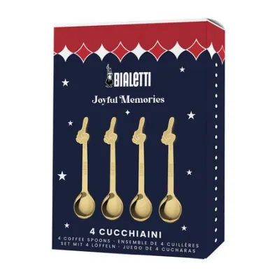 [204432] Bialetti Espresso-Löffel-Set Joyful Memories 4-tlg.