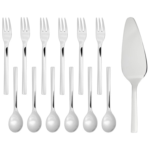 [504485] WMF Nuova cake cutlery kit 13pc. for 6 people