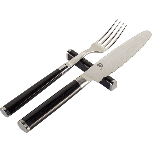 [650113] KAI Shun Cutlery  3-pcs Fork, Knife, Knife Rest