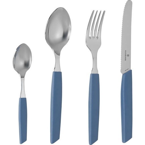 [708227] Victorinox Swiss Modern Cutlery Set 24 pcs. Blue