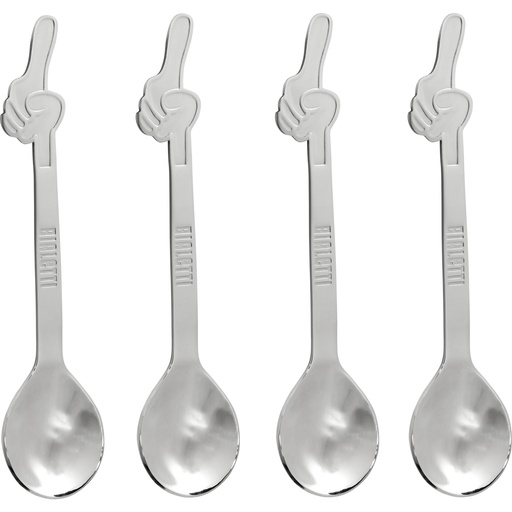[766740] Bialetti Espresso Spoon Set Perfetto Moka 4 pcs.