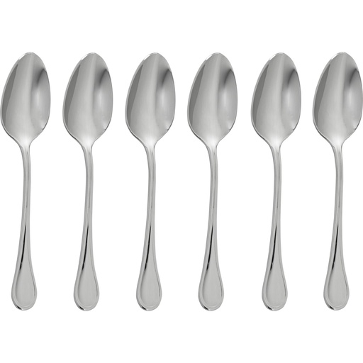 [781622] Sambonet Royal Inox 6 Espresso Spoon Set