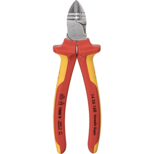 [604445] KNIPEX Diagonal Insulation Stripper