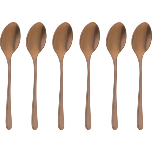 [781678] Sambonet Taste PVD 6 Espresso Spoon Set