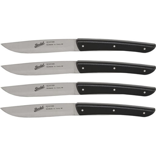[855052] Berkel steak knife set 4-pcs. Color black