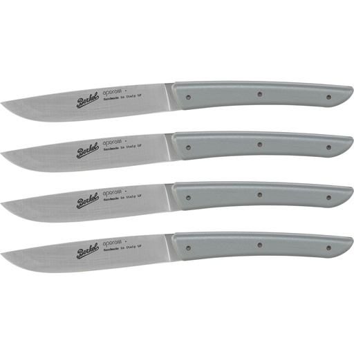 [855087] Berkel steak knife set 4-pcs. Color grey
