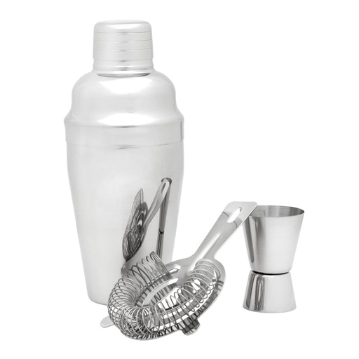 [303074] Leopold Vienna Barset Start 3pcs Shaker, Strainer, Jigger LV00465