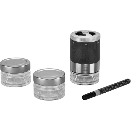 [142748] Peugeot MAESTRO Pepper Bar + 3 Premium Peppers 11cm GRAPHITE