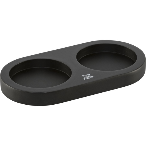 [153836] Peugeot Linea Bambus Mühlen- untersetzer 16cm mattschwarz