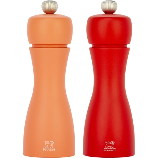 [176103] Peugeot Tahiti Pfeffer-/ Salz MühlensSet 2 Stk 15 cm in Rot