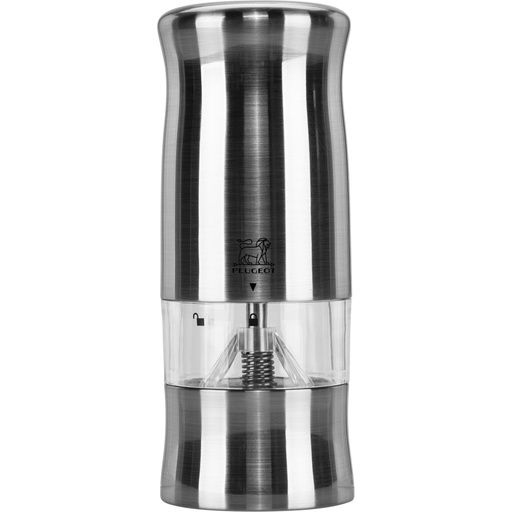 [201996] Peugeot Zeli Pfeffermühle 14 cm elektrisch silber