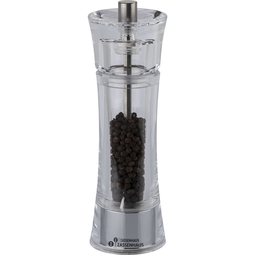 [628756] Zassenhaus pepper mill  Aachen Acryl, 18 cm