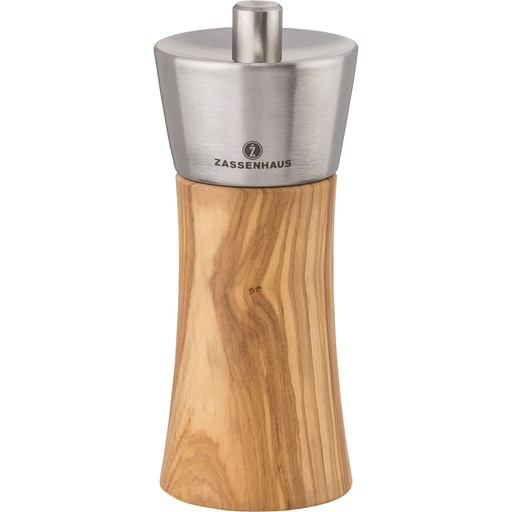 [628798] Zassenhaus pepper mill Augsburg Olive Wood, 14 cm