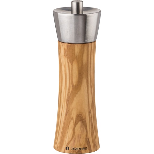 [628812] Zassenhaus pepper mill Augsburg Olive Wood, 18 cm