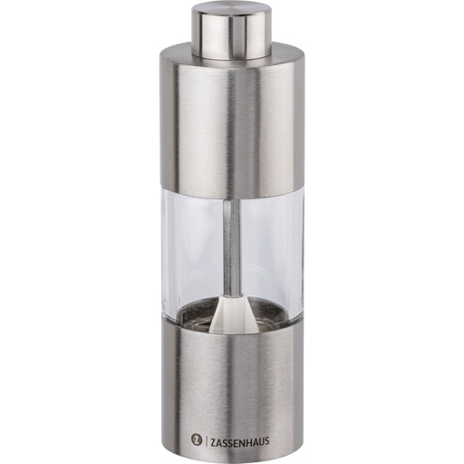 [628840] Zassenhaus pepper mill  Mainz Inox/Acrylic Glass 14 cm
