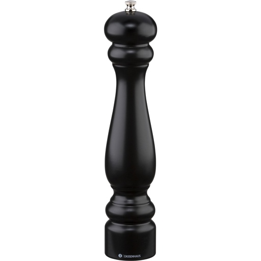 [628861] Zassenhaus pepper mill Potsdam beech wood black, 30 cm