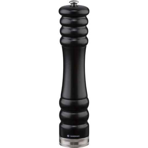 [628896] Zassenhaus pepper mill Munich beech wood black/Inox