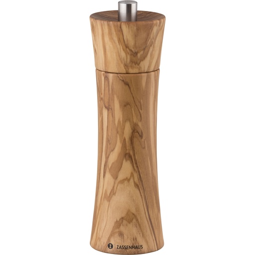 [628910] Zassenhaus pepper mill Frankfurt Olive Wood, 18 cm