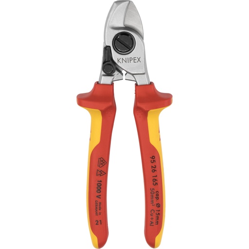 [604949] KNIPEX Cable Shears with Opening Spring