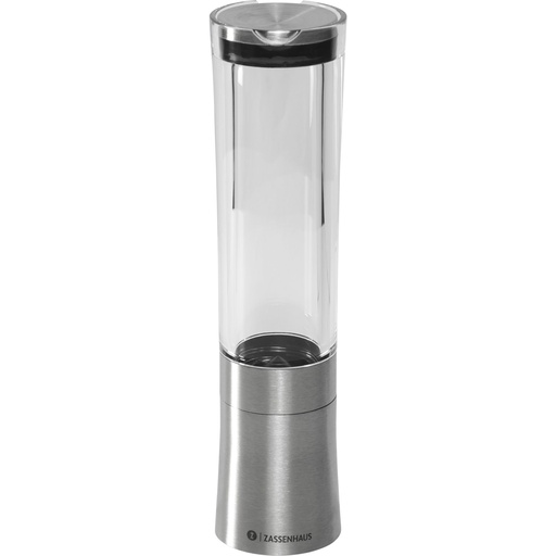 [735352] Zassenhaus pepper mill KOBLENZ Stainless Steel / Acryl, 21 cm