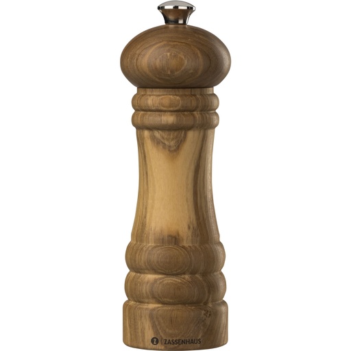 [735366] Zassenhaus pepper mill BERLIN Olive Wood, 18 cm