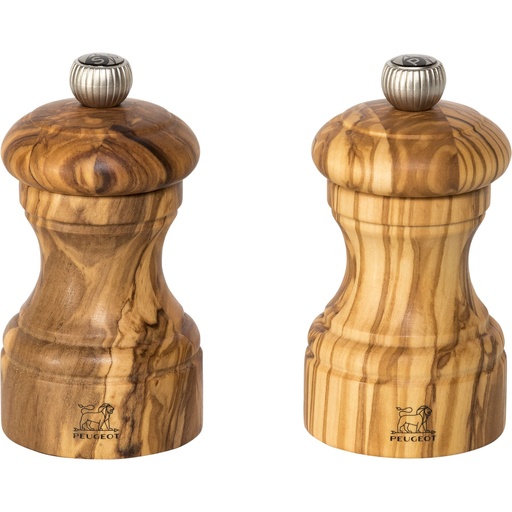 [886853] Peugeot Bistro salt mill 10 cm in olive wood light brown