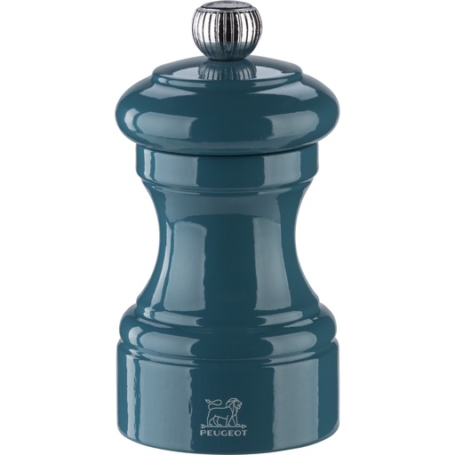[886944] Peugeot Bistro salt mill 10 cm pacific blue lacquered wood