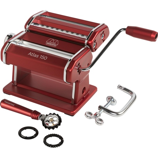 [879349] Marcato ATLAS 150 ROSSA + PASTA- WHEEL ROSSO