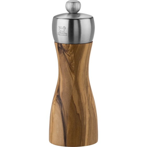 [887140] Peugeot Fidji salt mill 15 cm olive wood and stainless steel