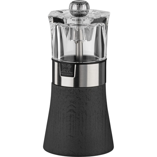 [887161] Peugeot Oslo salt mill 12 cm graphite wood,stainl.steel,acryl